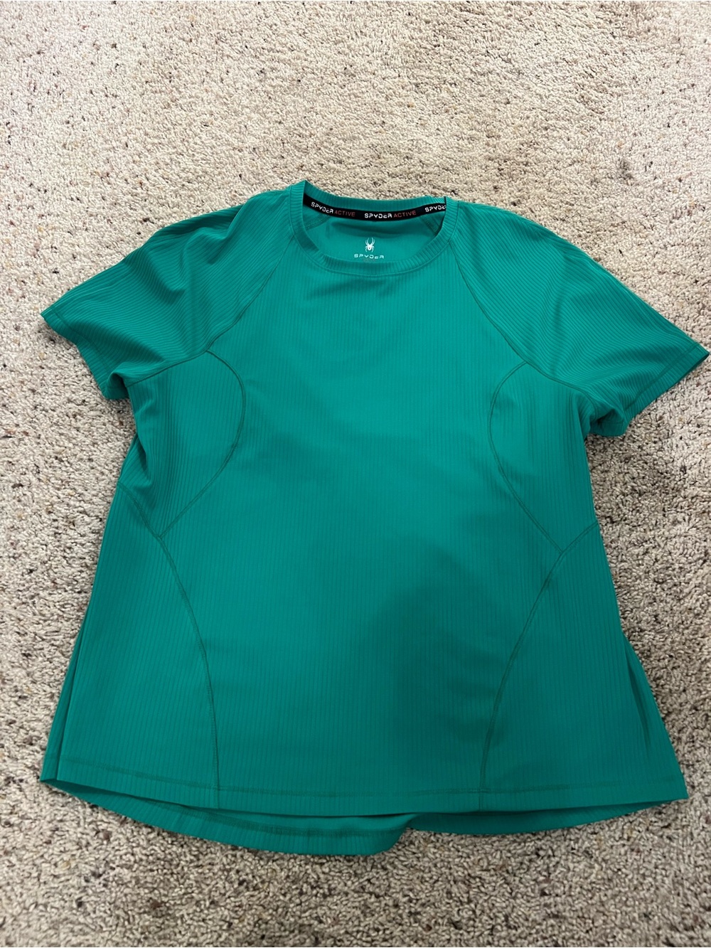 Spyder Women’s Green Active Short Sleeve Top
